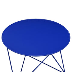 Epidia Blue Accent Table - Ornate Home