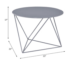 Epidia Gray Accent Table - Ornate Home
