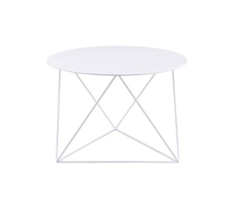 Epidia White Accent Table - Ornate Home