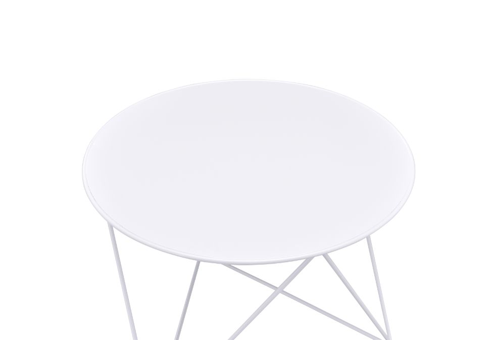 Epidia White Accent Table - Ornate Home