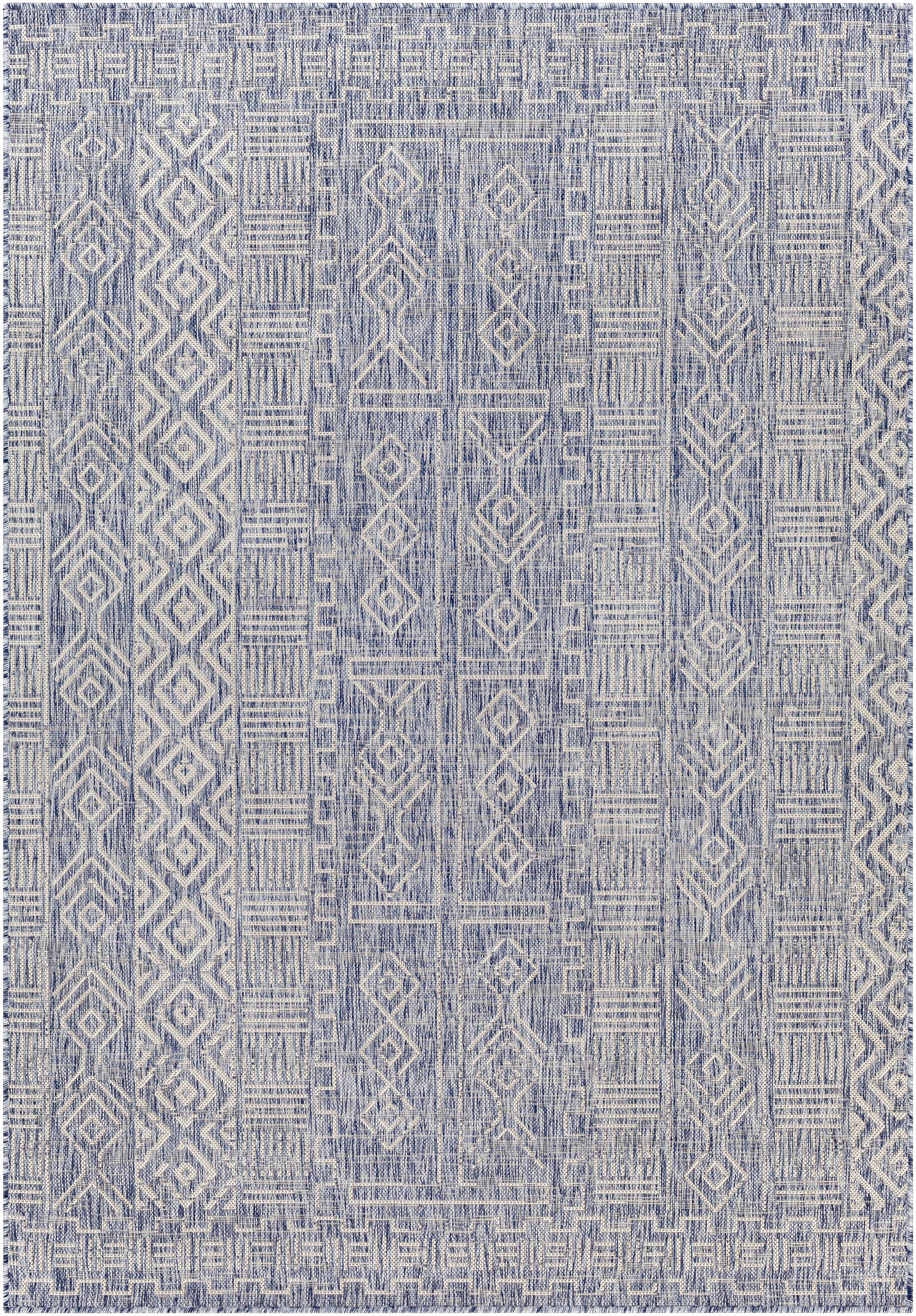 Epson Blue Indoor & Outdoor Rug - Clearance - Ornate Home