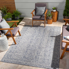 Epson Blue Indoor & Outdoor Rug - Clearance - Ornate Home
