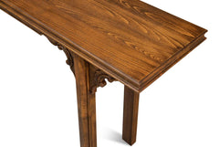 Equestrian Brown Console Table - Ornate Home