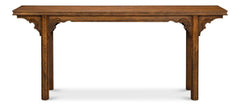 Equestrian Brown Console Table - Ornate Home