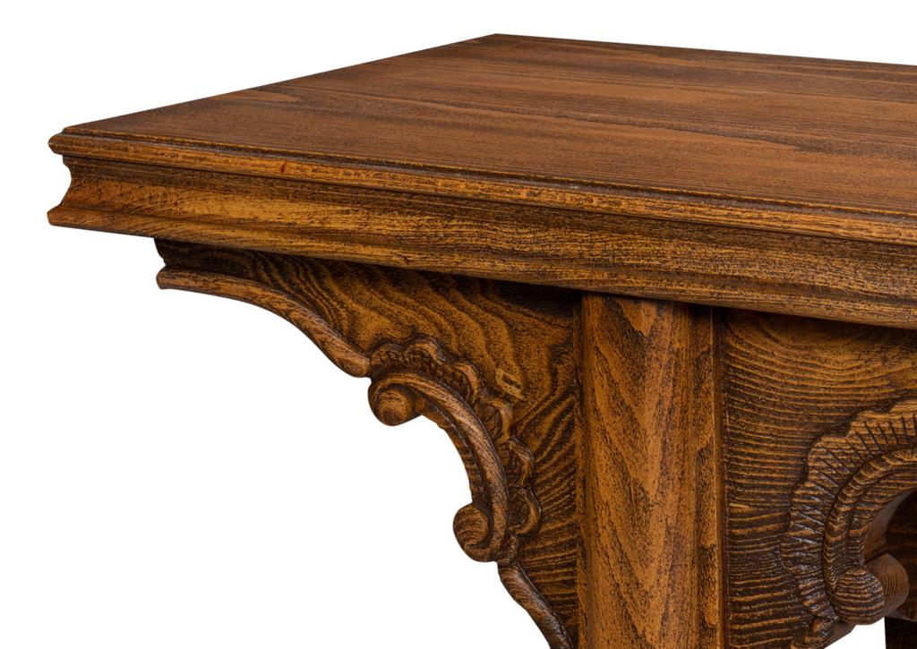 Equestrian Brown Console Table - Ornate Home