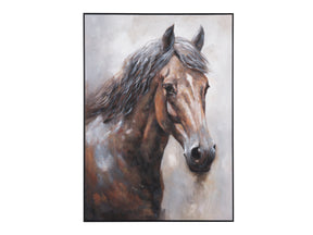 Equestrian Stakes Brown/Grey Canvas - Ornate Home