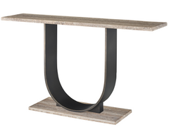Equilibrium Gray/Bronze Console Table - Ornate Home