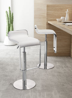 Equino White Barstool - Ornate Home