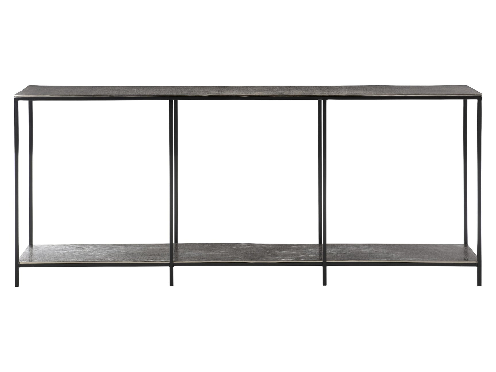 Equinox Nickel Console Table - Ornate Home