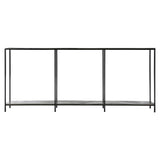 Equinox Nickel Console Table - Ornate Home