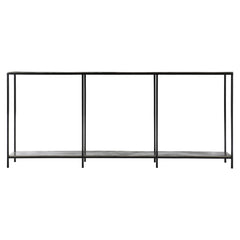Equinox Nickel Console Table - Ornate Home