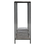 Equinox Nickel Console Table - Ornate Home