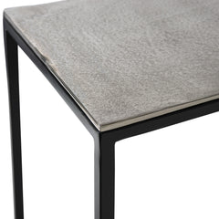 Equinox Nickel Console Table - Ornate Home