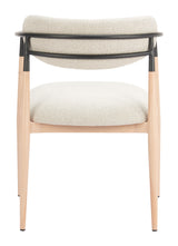 Equinox Oyster Gray & Natural Dining Chair