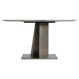 Equis Grey Stone Dining Table - Ornate Home