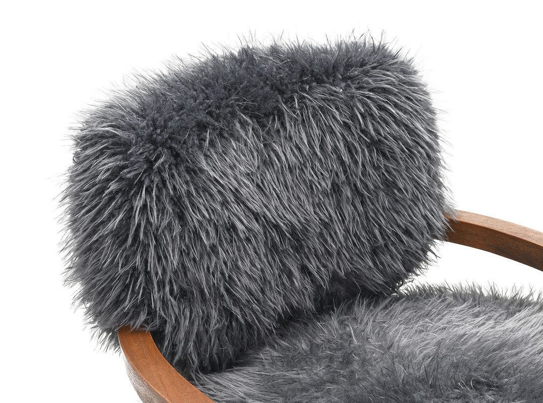 Eramo Charcoal Gray Accent Chair - Ornate Home