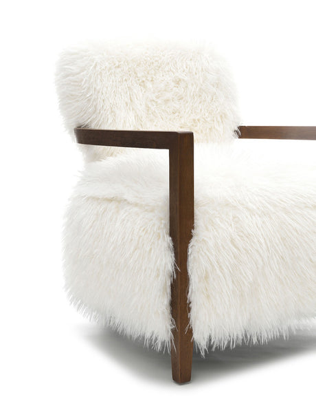 Eramo White Accent Chair - Ornate Home