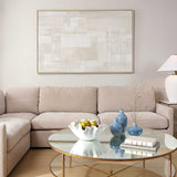 Erase Brown/Gray/White Canvas Abstract Art - Ornate Home