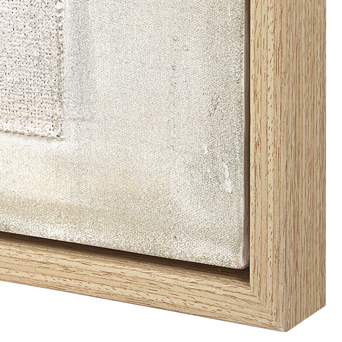 Erase Brown/Gray/White Canvas Abstract Art - Ornate Home