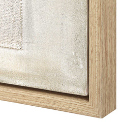 Erase Brown/Gray/White Canvas Abstract Art - Ornate Home