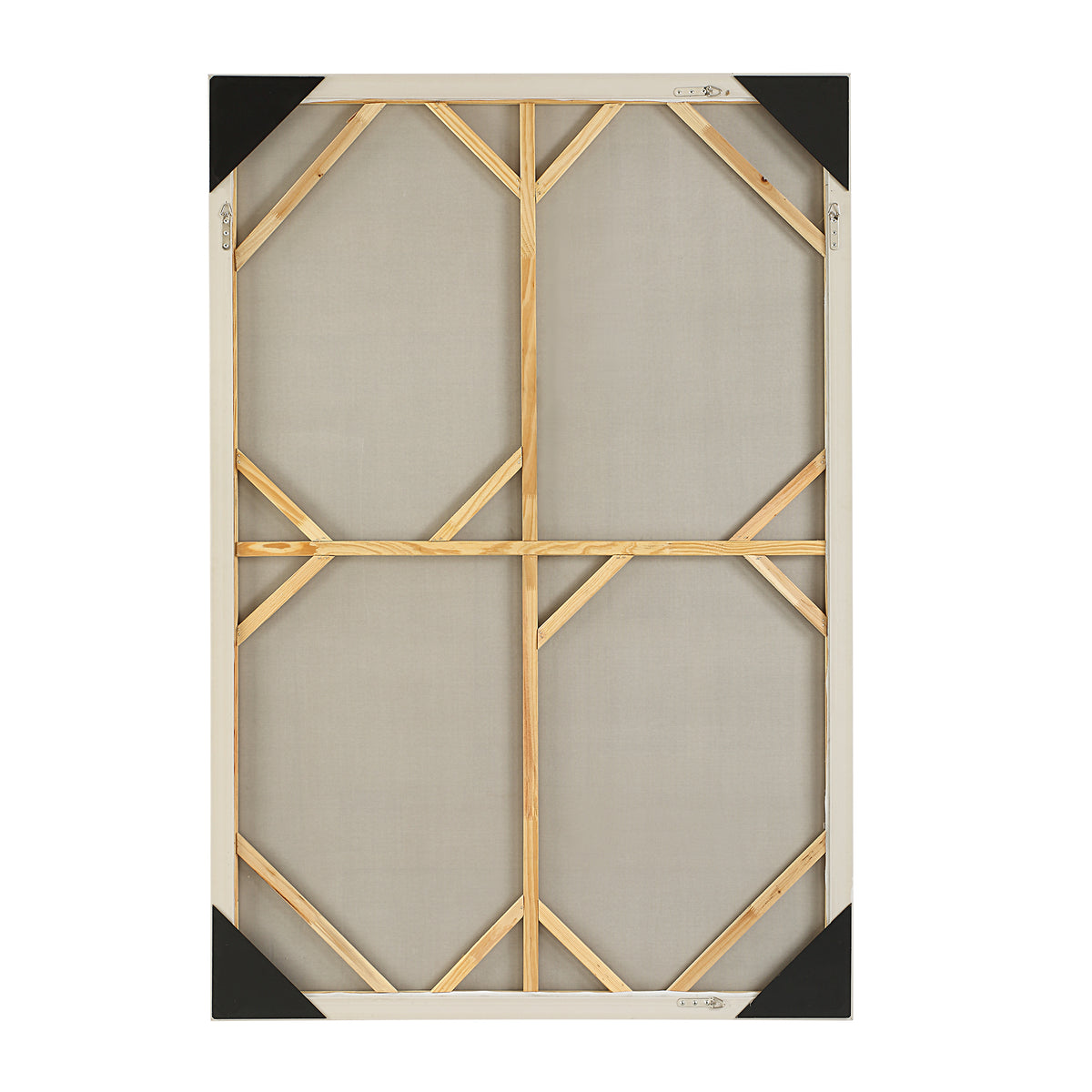 Erase Brown/Gray/White Canvas Abstract Art - Ornate Home