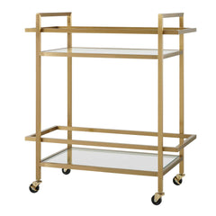 Erena Brass Bar Cart - Ornate Home