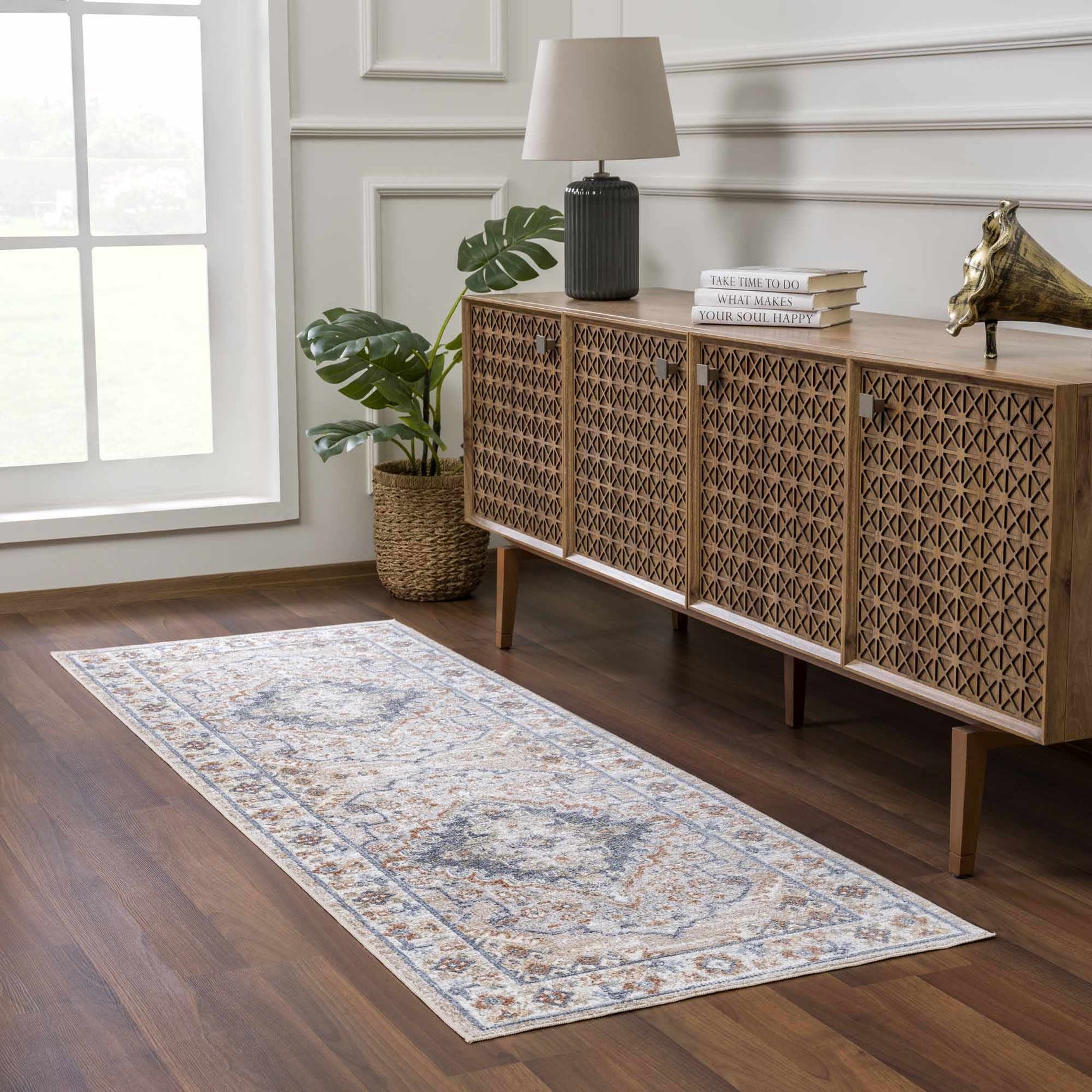 Erez Flat Pile Washable Rug - Promo - Ornate Home