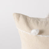 Erica Cream/White 13x21 Pillow Cover - Ornate Home