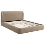 Erica Dark Beige Eastern King Bed - Ornate Home