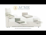 Erica Dark Beige Eastern King Bed - Ornate Home