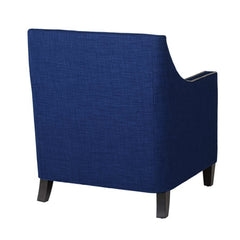 Erica Heirloom Blue Chair with Chrome Nails - Ornate Home