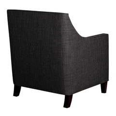 Erica Heirloom Charcoal/Espresso Chair & Ottoman - Ornate Home