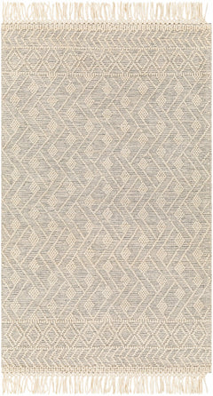 Erica Wool Rug with Tassels - Clearance - Ornate Home