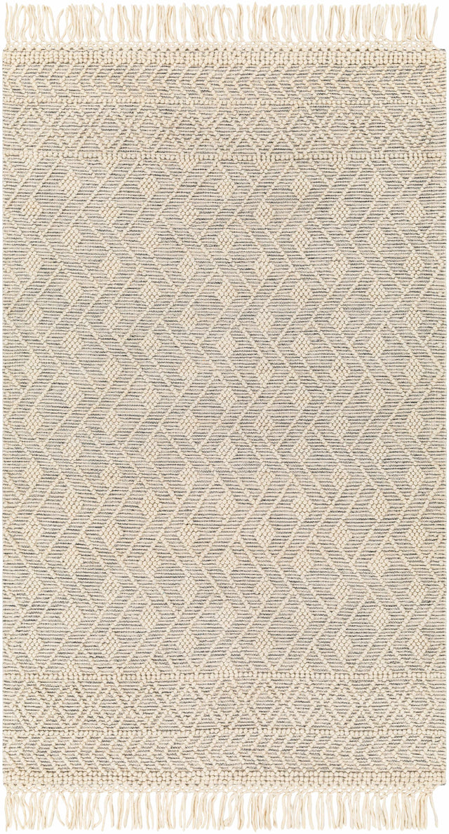 Erica Wool Rug with Tassels - Clearance - Ornate Home
