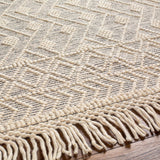 Erica Wool Rug with Tassels - Clearance - Ornate Home
