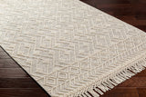 Erica Wool Rug with Tassels - Clearance - Ornate Home