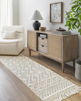 Erica Wool Rug with Tassels - Clearance - Ornate Home