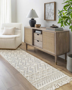 Erica Wool Rug with Tassels - Clearance - Ornate Home