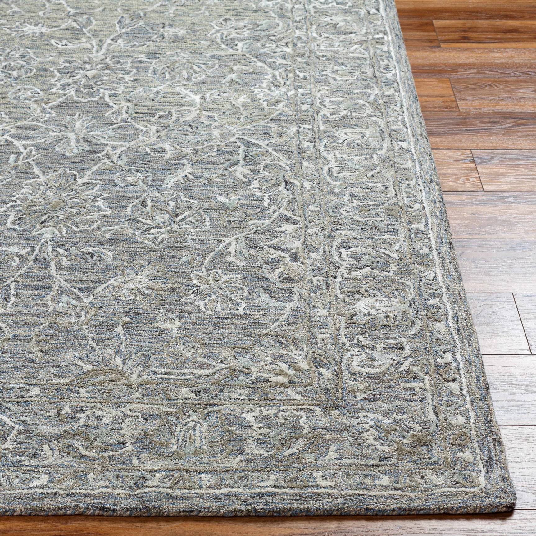 Eriline Wool & Faux Silk Rug - Ornate Home