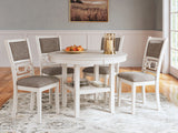 Erinberg Antique White 5 Pc. Dining Room Set (Online Special Price) - Ornate Home