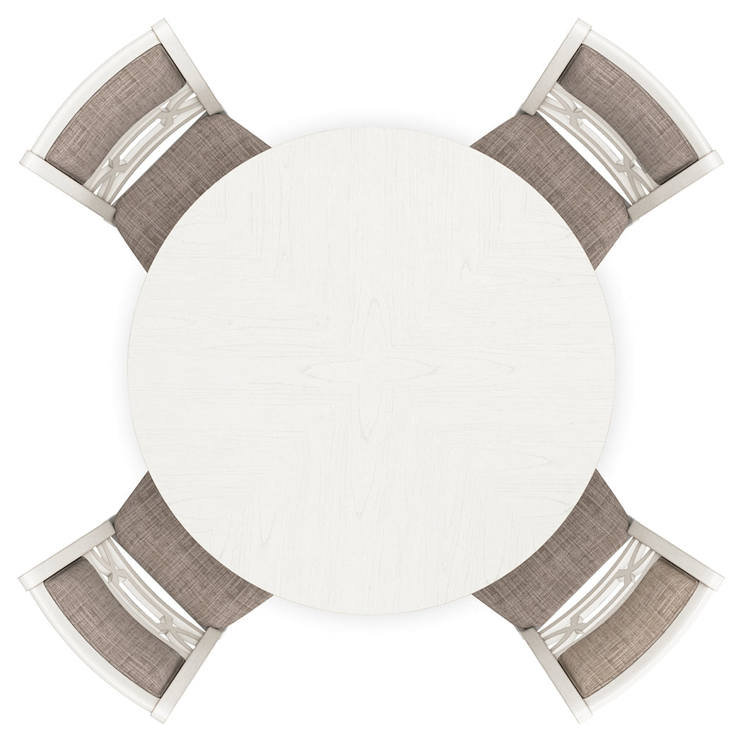 Erinberg Antique White 5 Pc. Dining Room Set - Ornate Home