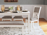 Erinberg Antique White Dining Room Set / 6pc (Online Special Price) - Ornate Home