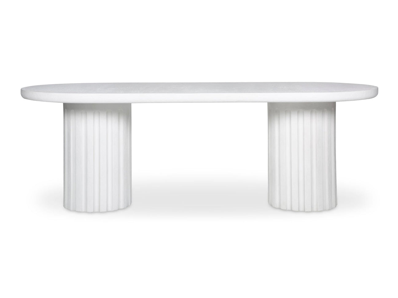 Eris White Outdoor Dining Table - Ornate Home