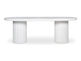 Eris White Outdoor Dining Table - Ornate Home