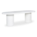 Eris White Outdoor Dining Table - Ornate Home