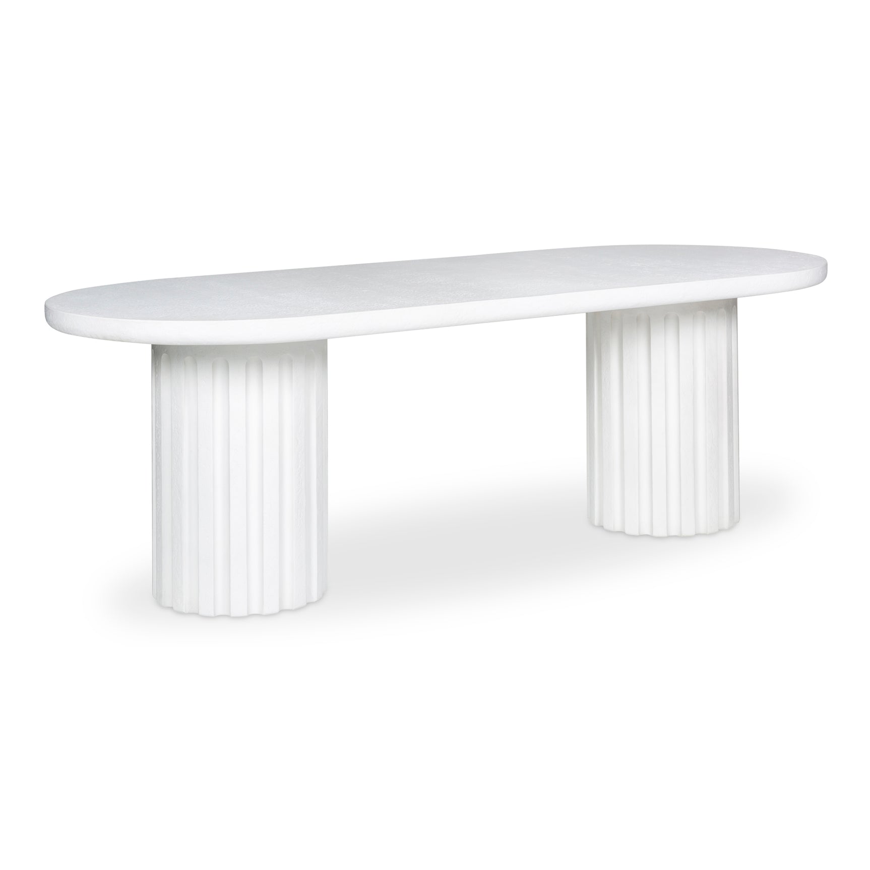 Eris White Outdoor Dining Table - Ornate Home