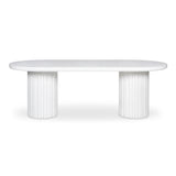 Eris White Outdoor Dining Table - Ornate Home