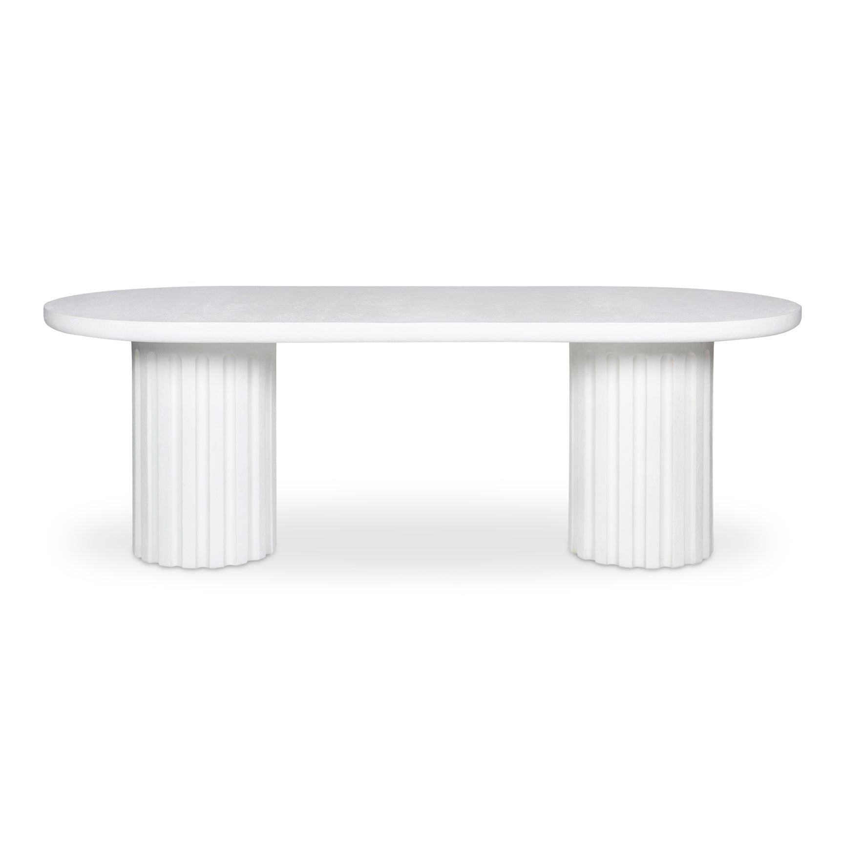Eris White Outdoor Dining Table - Ornate Home