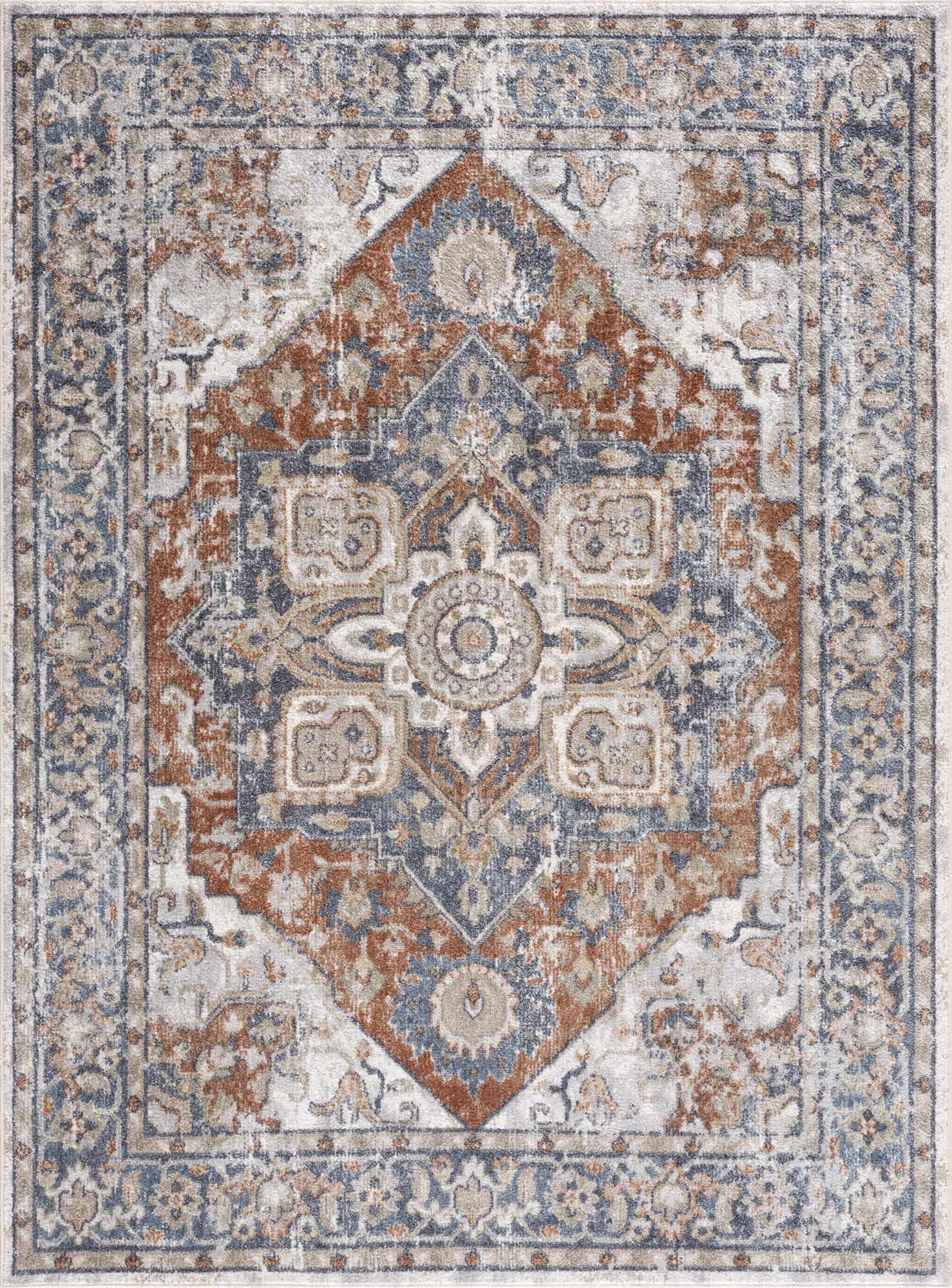 Erna Washable Area Rug - Clearance - Ornate Home