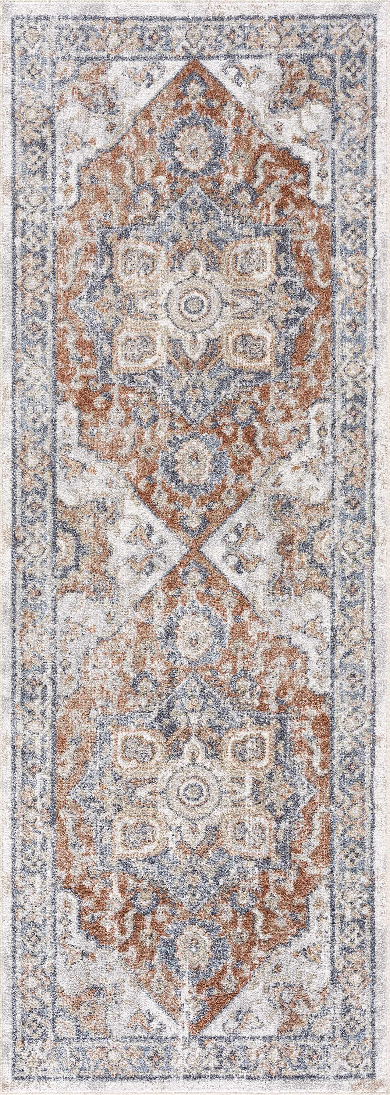 Erna Washable Area Rug - Clearance - Ornate Home